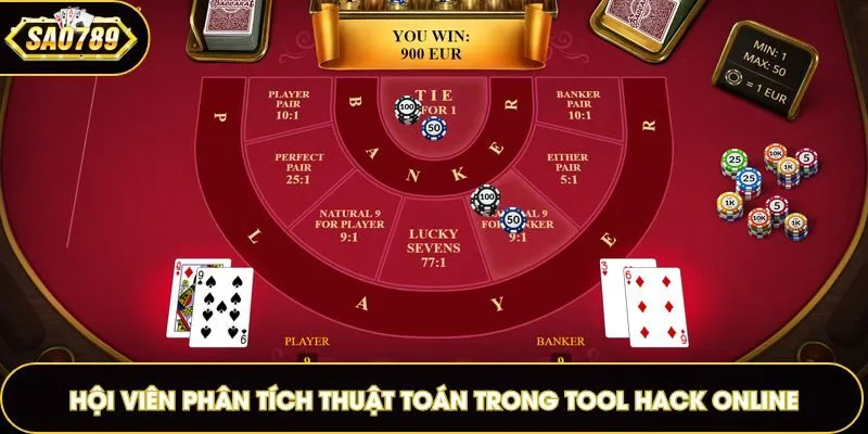 Hội viên phân tích thuật toán trong tool hack online